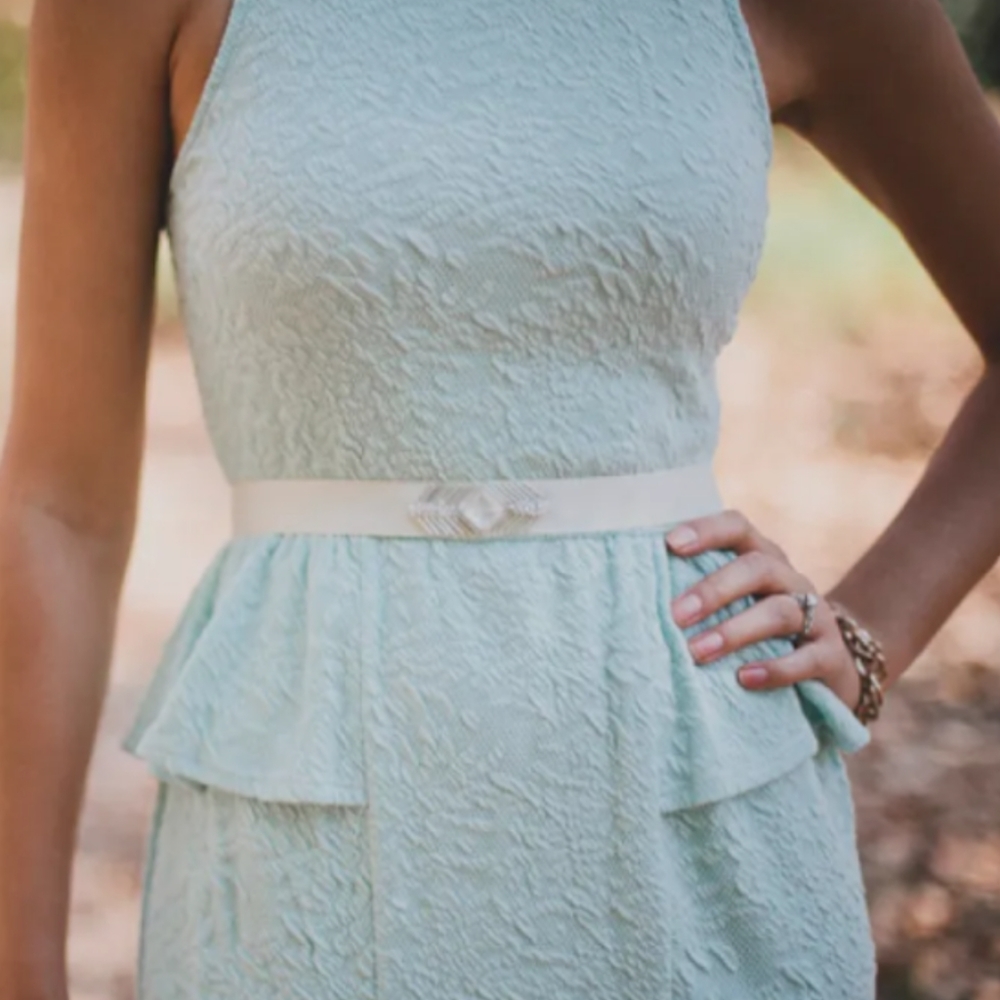 🍁 3/$15 Everly Textured Peplum Dress